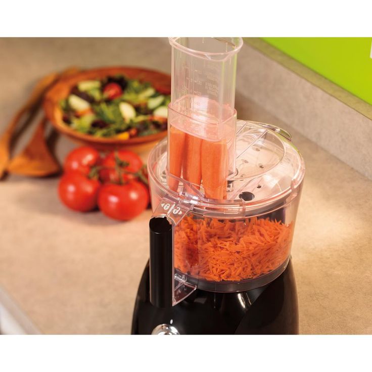 Chef Prep 10-Cup 3-Speed Black Food Processor