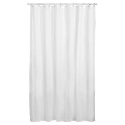 Zenna Home Polyester White Solid Shower liner
