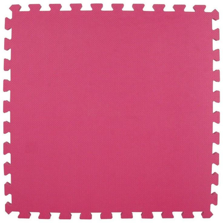 Greatmats Premium Pink 24 in. x 24 in. x 5/8 in. Foam Interlocking Floor Mat (Case of 25)