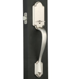 Arlington Satin Nickel Handle Only without Deadbolt with Tustin Entry Right-Handed Door Lever - Super Arbor