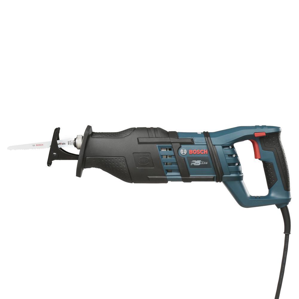 14 Amp Corded 1-1/8 in. Variable Speed Stroke Reciprocating Saw with Carrying Bag and Vibration Control - Super Arbor