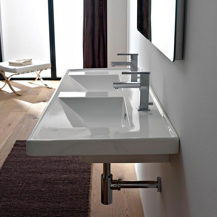 Nameeks ML Wall Mounted Sink in White