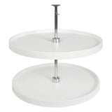 Knape & Vogt 2-Tier Plastic Full Circle Cabinet Lazy Susan