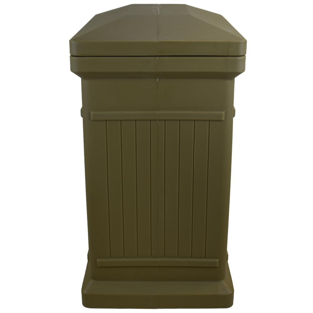 Oak Standard Vertical Architectrual ParcelWirx Delivery Drop Box - Super Arbor