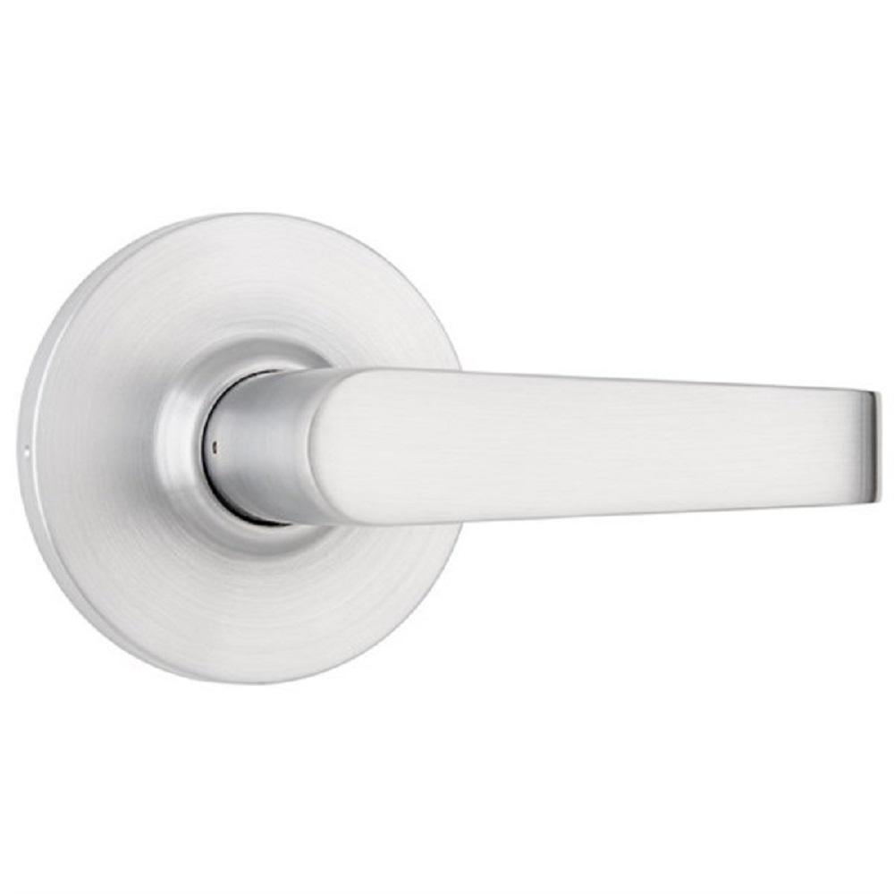 Commercial 2-3/4 in. Satin Chrome Heavy Duty Passage Hall/Closet Door Lever - Super Arbor