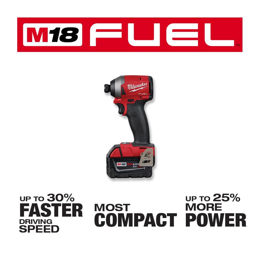 M18 FUEL 18-Volt Lithium-Ion Brushless Cordless Hammer Drill/Jig Saw/Impact Driver (3-Tool Kit) with 4-Batteries - Super Arbor