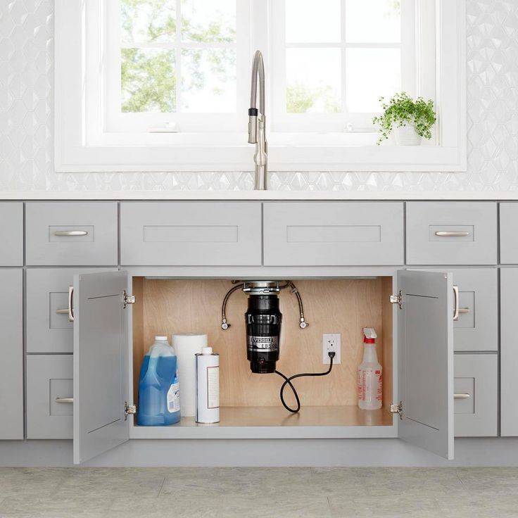 Home Decorators Collection Newport 21 in. W x 12 in. D x 36 in. H Assembled Plywood Wall Kitchen Cabinet in Pearl Gray with Soft Close