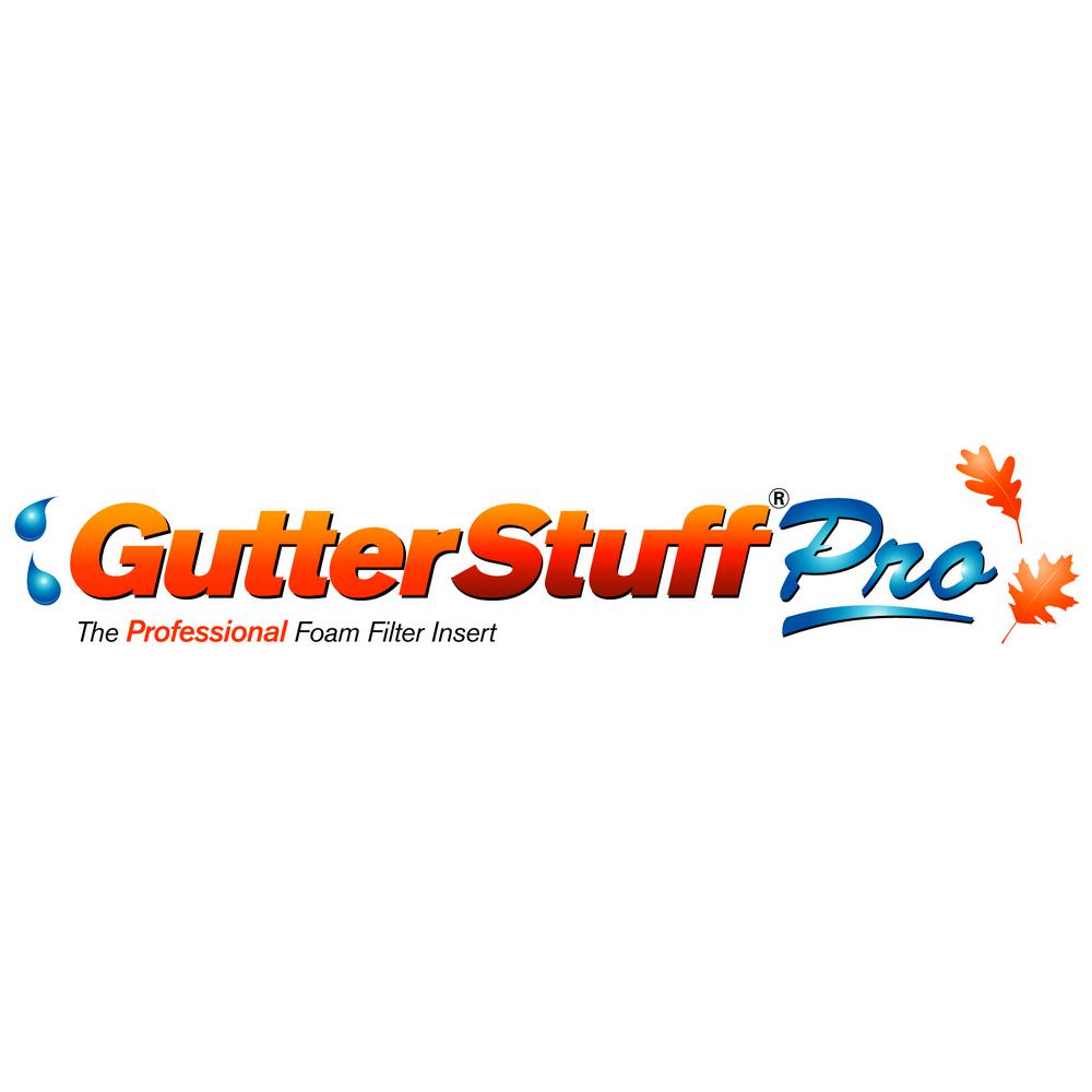 Pro 4 ft. Plastic Foam Filter Gutter Guard for 6 in. Half Round (8-Pack) - Super Arbor