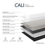 CALI Longboards Windswell Hickory 8-mm x 9-in W x 70-in L Waterproof Interlocking Luxury Vinyl Plank Flooring (26.62-sq ft/case)