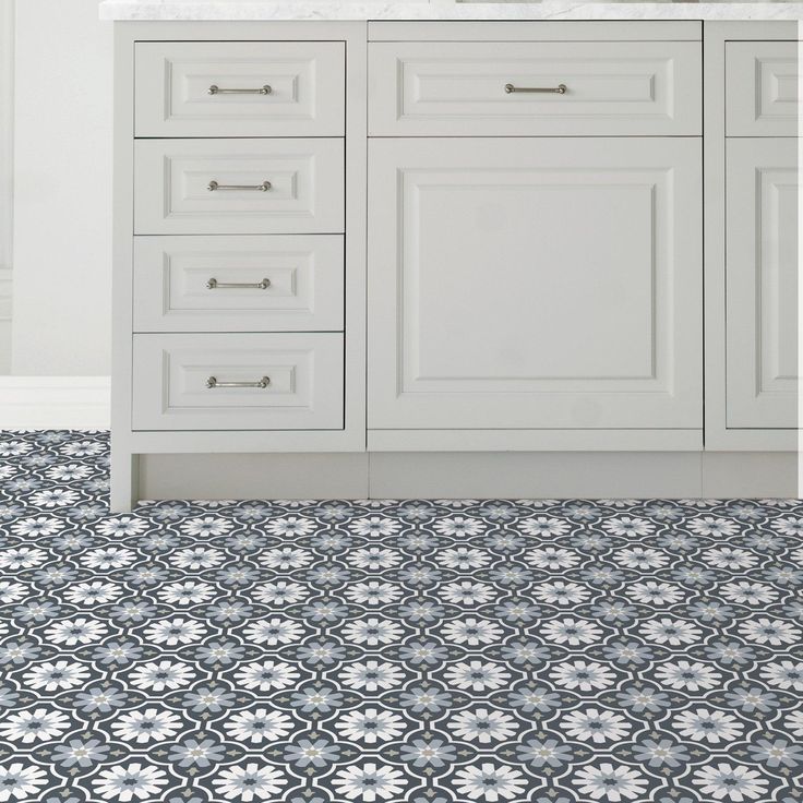 FloorPops Sevilla 12 in. x 12 in. Peel and Stick Virgin Vinyl Floor Tiles (10-Pack)