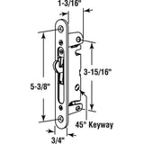 Mortise Latch with Security Adaptor Plate - Super Arbor