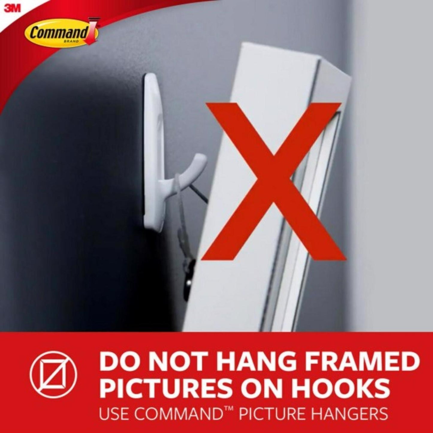 3M Command Silver Assorted Picture Hanger, 5 lb Capacity, 1 Pack