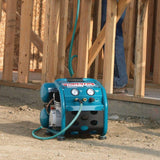 4.2 Gal. 2.5 HP Portable Electrical 2-Stack Air Compressor - Super Arbor