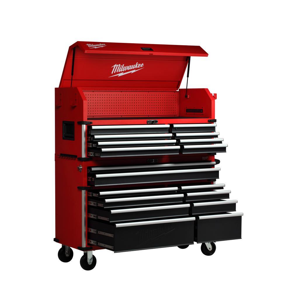 High Capacity 56 in. 18-Drawer Tool Chest and Cabinet Combo - Super Arbor