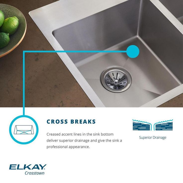 Crosstown Drop-in/Undermount Stainless Steel 33 in. 1-Hole Single Bowl Kitchen Sink with Bottom Grid