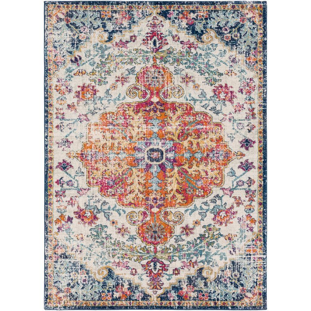 Demeter Ivory 8 ft. x 10 ft. Abstract Area Rug - Super Arbor