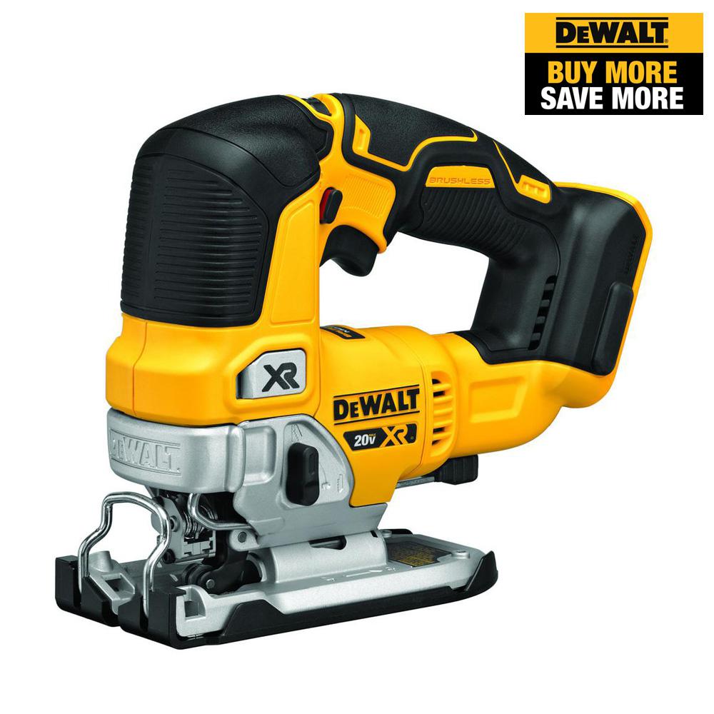 20-Volt MAX Lithium-Ion Cordless Brushless Jigsaw (Tool-Only) with 20-Volt MAX 3.0Ah Battery and Charger