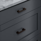 High Desert 3-1/2 in. Oil Rubbed Bronze Drawer Pull (10-Pack) - Super Arbor