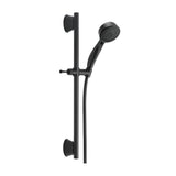 ActivTouch 9-Spray 3.7 in. Single Wall Mount Handheld Shower Head in Matte Black - Super Arbor
