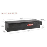 Weather Guard Defender Matte Black Aluminum Lo-Side Truck Box (58 in. x 15 in. x 13 in.) - Super Arbor