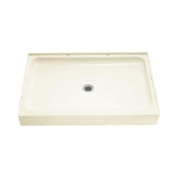Ensemble 48 in. x 34 in. Single Threshold Shower Floor in White - Super Arbor
