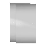 Simplicity 60 in. x 58-1/8 in. Semi-Frameless Traditional Sliding Bathtub Door in Bronze with Droplet Glass - Super Arbor