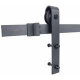 Z Series 30 in. x 84 in. Gray Knotty Pine Wood Interior Sliding Barn Door with Hardware Kit - Super Arbor