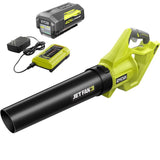 RYOBI 110 MPH 500 CFM Variable-Speed 40-Volt Lithium-Ion Cordless Battery Jet Fan Leaf Blower (Tool Only)