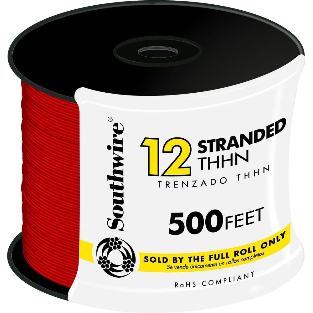 500 ft. 12 White Stranded CU THHN Wire - Super Arbor