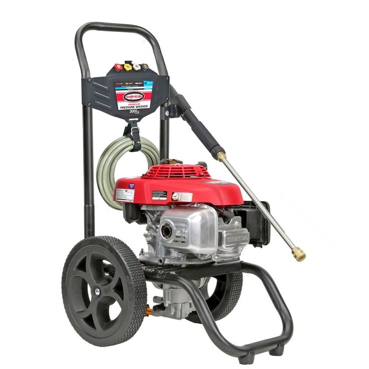 Simpson SIMPSON MegaShot MS60809-S 3000 PSI at 2.4 GPM HONDA GCV160 Cold Water Pressure Washer
