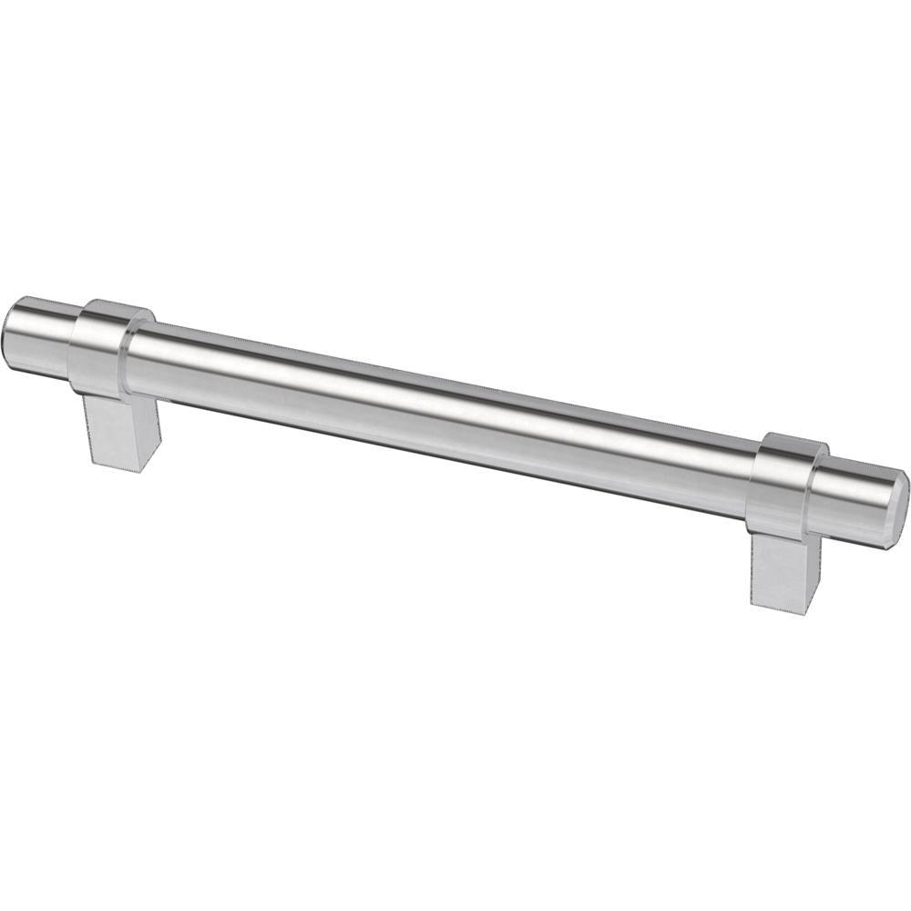 Essentials 3-3/4 in. (96mm) Center-to-Center Wrapped Matte Black Bar Pull (24-Pack) - Super Arbor