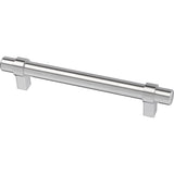 Essentials 5-1/16 in. (128mm) Center-to-Center Wrapped Matte Black Bar Pull (24-Pack) - Super Arbor