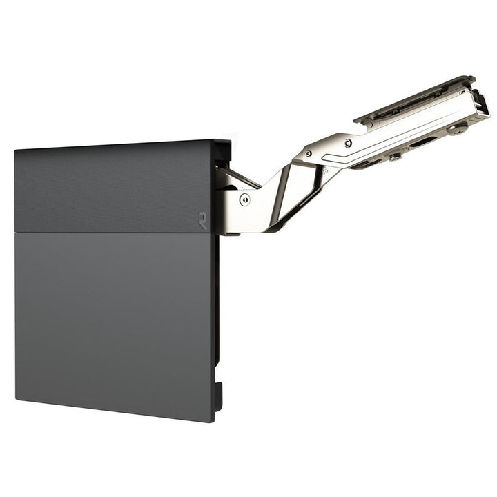 Anthracite 107¬∞ Lift-Up Hinge Air System, Medium-Duty Soft-Close Vertical Opening Hinge (1-Pair) - Super Arbor