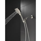 Everly 4-Spray 4.4 in. Single Wall Mount Handheld Shower Head in Brushed Nickel