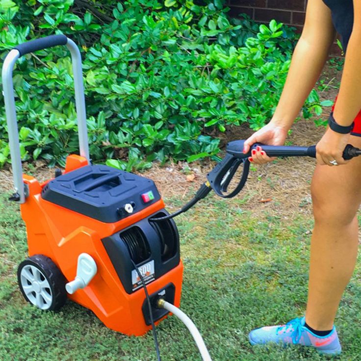 YARD FORCE 1800 PSI 1.2 GPM Electric Pressure Washer with Live Hose Reel and Turbo Nozzle
