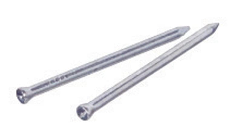 Hillman 2 in. Trim Bright Steel Nails, Flat Head