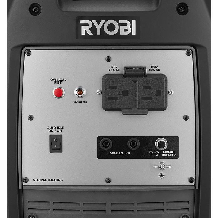 RYOBI 2,200 Starting Watt Gray Gasoline Powered Digital Inverter Generator
