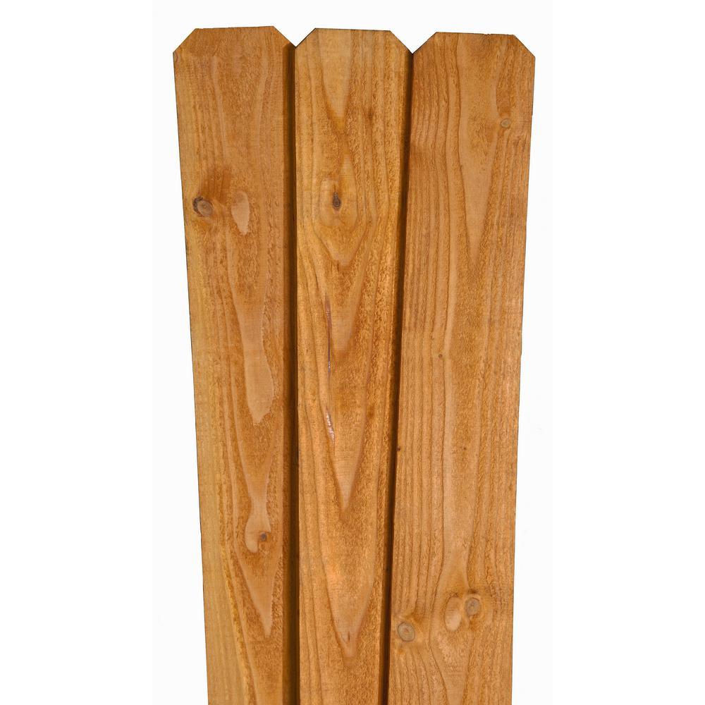 3/4 in. x 6 in. x 6 ft. Alta Premium Treated Dog-Ear Fence Picket - Super Arbor