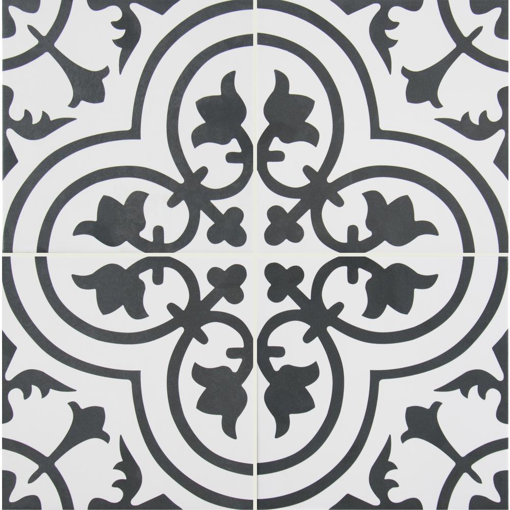 Zoudia 8 in. x 8 in. Matte Porcelain Floor and Wall Tile (5.33 sq. ft. / case) - Super Arbor