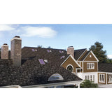 800 CFM Weatherwood Galvanized Steel Solar Powered Attic Fan - Super Arbor