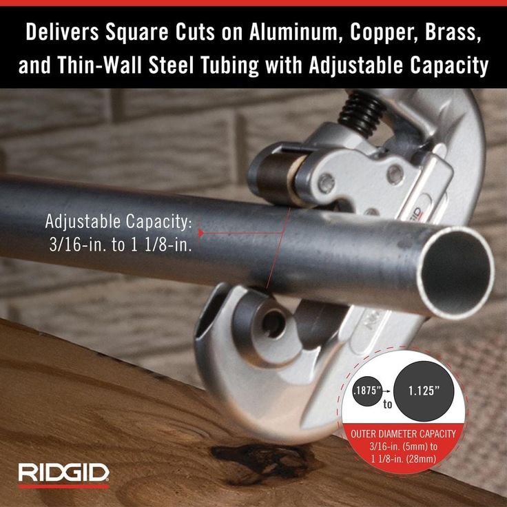 3/16 in. to 1-1/8 in. Model 15 Screw Feed Tubing and Conduit Cutter