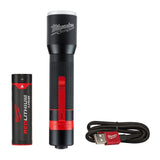 24 in. Redstick Digital Box Level with Pin-Point Measurement Technology W/ 700 Lumens LED Rechargeable Flashlight - Super Arbor