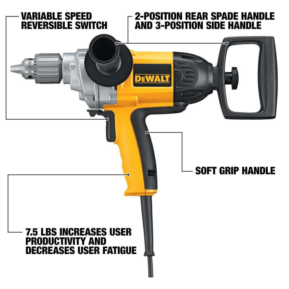 9 Amp 1/2 in. Spade Handle Drill - Super Arbor