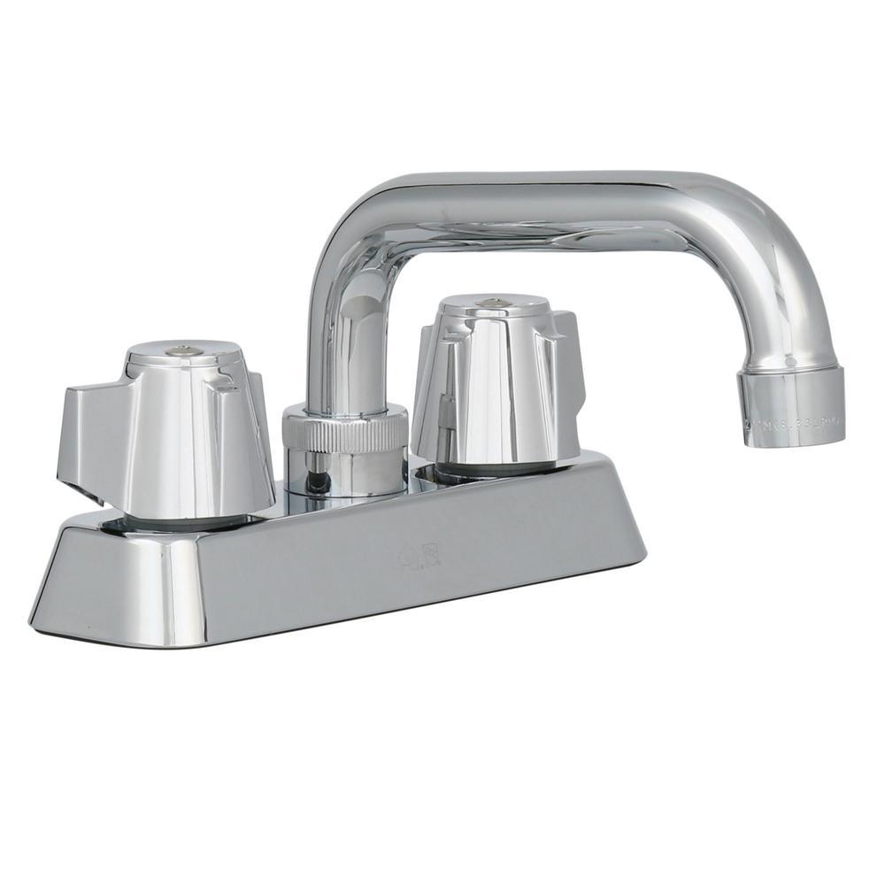2-Handle Laundry Faucet in Chrome - Super Arbor