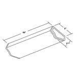NICOR 4 ft. Fluorescent Designer Wraparound Fixture - Super Arbor
