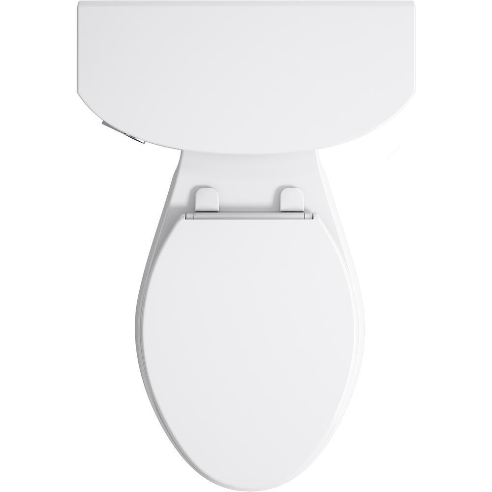 Cimarron 2-Piece Complete Solution 1.28 GPF Single Flush Elongated Toilet in White, Slow-Close Seat Included (3-Pack) - Super Arbor