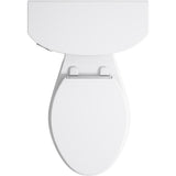 Cimarron 2-Piece Complete Solution 1.28 GPF Single Flush Elongated Toilet in White, Slow-Close Seat Included (3-Pack) - Super Arbor
