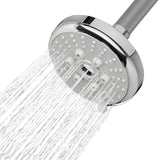 2-Spray 4.63 in. Single Wall Mount Body Spray Fixed Shower Head in Chrome - Super Arbor
