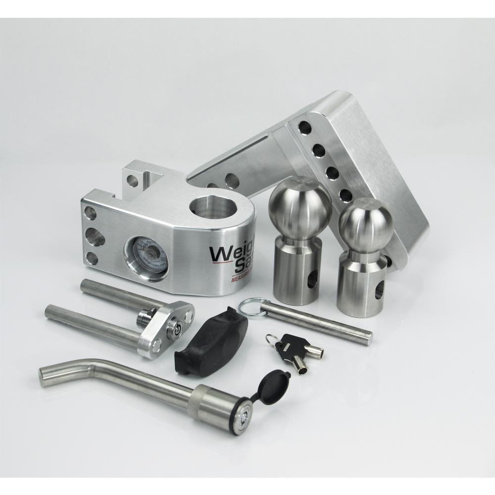 Weigh Safe 4 in. Drop Adjustable Class V Ball Mount - Super Arbor