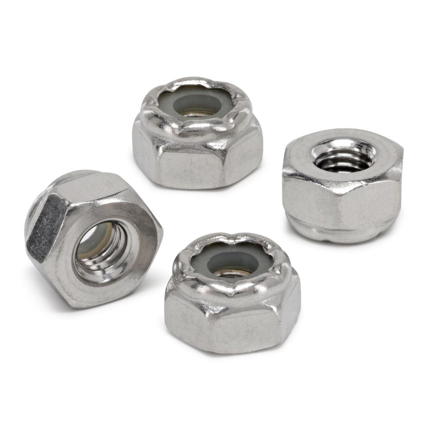 Hillman #10-32 Stainless Steel SAE Nylon Lock Nut, 100-Pack